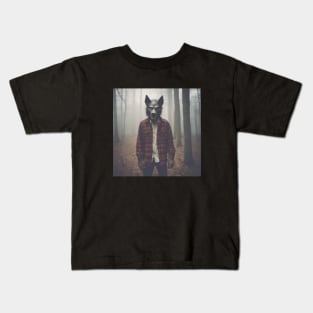 Werewolf of the Woods Kids T-Shirt